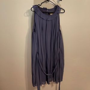 Pleated Tent Dress